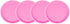 4pc 2.5inch Silicone Resin Car Coaster Mold DIY Crafts Casting Coaster Mold for Homemade Cup Mats, Keychain Charms Molds (6.5 cm Diameter) (DY0173...