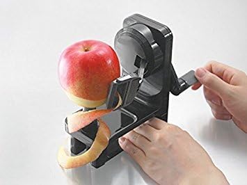 Multi-Peeler | Rotary Apple Peeler with Serrated Stainless Steel Blade | Safely, Quickly & Easily Peels Apple Pear Kiwi Tomato | Adjusts to Differ...