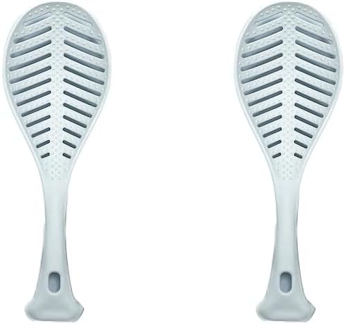 Non Stick Multifunction Rice Scooper free Standing Rice Spoon Paddle, Professional Rice Potato Server Spatula (2 Pac, white)...