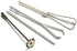 5pc Deluxe Cordless Mini Mixer - Mix Whip Stir Blend Beat Drink Frother...