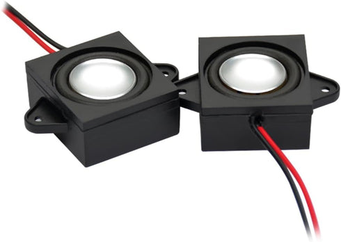 4PCS Single Cavity Mini Speaker 3W 8Ohm Full-Range Cavity Advertising Machine Speaker with JST-PH2.0mm 2 pin Interface...