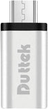 Duttek USB-C to Micro USB Adapter, 480Mbps, OTG Compatible, for FLIR One Pro, Huawei Y7/Y6/P Smart/P8 Lite and Smartphones, Tablets...