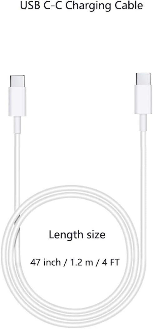 PD 20W USB C Fast Charger and Cable Compatible with iPhone 15,15 Plus,15 pro,15 pro max,OthoKing Type C Wall Charger with 4FT/1.2M USB C to C Char...