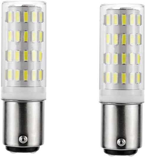 B15 B15D 12V-24V Light Bulb B15d Bayonet Double Contact 5W Cool White 6000K 40W Equivalent for Lighting Pack of 2...