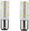 B15 B15D 12V-24V Light Bulb B15d Bayonet Double Contact 5W Cool White 6000K 40W Equivalent for Lighting Pack of 2...