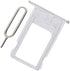 MMOBIEL SIM Card Slot Tray Holder Replacement Compatible with iPhone 6 2014 - Incl. SIM Pin - Silver...