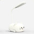 LED Kids Lamp, Mini Cat Table Lamp, Portable LED Night Light, Cute Desk Lamp, Foldable USB Rechargeable Reading Light Children's Bedroom (White)...