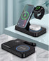 Wireless Charging Station, 15W Fast Charging Station, 4 in 1 Fast Wireless Charging Dock for iPhone 15/14/13/12/Pro Max/XS/XR/X, IWatch 7/6/5/4/3/...