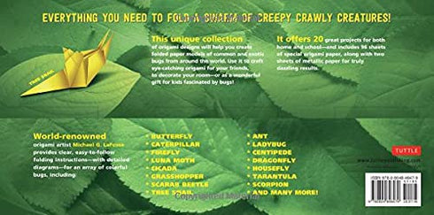 Origami Bugs Kit: Origami Fun for Everyone!: Kit with 2 Origami Books, 20 Fun Projects and 98 Origami Papers: Great for Both Kids and Adults...