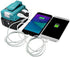 USB ADP05 Power Source for Makita 18v Battery Charger with 2 USB Ports and LED Light for 14.4v ~ 18v Battery Lithium-Ion...