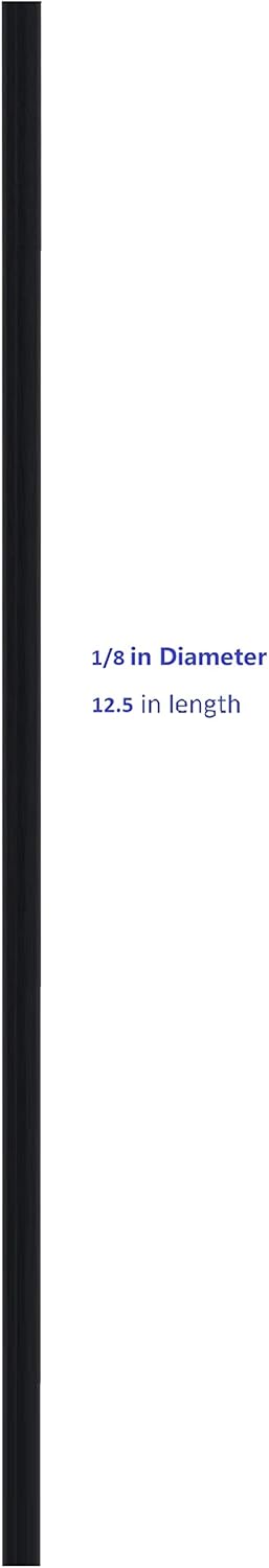 ABS Plastic Welding Rods ABS Plastic Shell Repair Rods- Black 50pcs?52Ft?1/8 Diameter, Black...