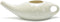 Ceramic Neti Pot for Nasal Sinus Cleansing Wash Irrigation Relief - Microwave and Dishwasher Safe - Petite...