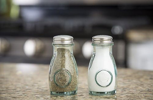Tablecraft Salt & Pepper Shaker Set, 4 oz, Green...