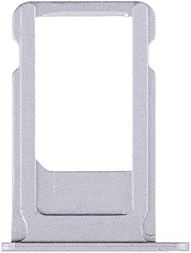 MMOBIEL SIM Card Slot Tray Holder Replacement Compatible with iPhone 6 2014 - Incl. SIM Pin - Silver...