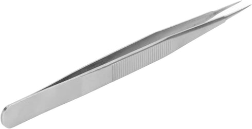Stainless Steel Tweezers, High Accuracy Tweezers with Straight Tapered, Ultra Fine Point Forceps, hold 0.1mm fingerprint flying line, for Mobile P...