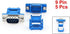 uxcell 5pcs D-SUB DB9 9 Pin Male IDC Type Flat Cable Crimp Threaded Connector...