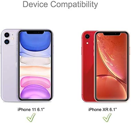 Supershieldz (2 Pack) Designed for iPhone 11 and iPhone XR (6.1 inch) Tempered Glass Screen Protector with (Easy Installation Tray) Anti Scratch, ...