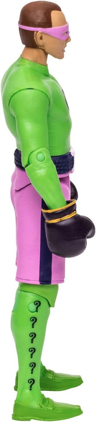 McFarlane Toys, DC Multiverse, 5-inch DC Retro Riddler Boxing Action Figure with Action Word Bubbles, Collectible DC Retro 1960's TV Figure – Ages...