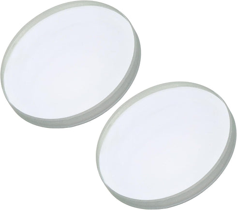YOKIVE 2 Pcs Double Concave Lens, Clear Glass Optical Lenses | Make Telescope, Great for Photography, Optical Instruments Use (Clear, 75mm Focal L...