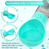 Dog Water Bottle Portable 4 in 1 Pet Travel Bowl 10oz Water Dispenser Dog Walking Accessories for Dogs Cats Camping Hiking Food Bowls with Garbage...