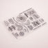 Label Words Clear Stamps for Card Making Flowers Transparent Silicone Stamp DIY Scrapbooking Supplies Embossing Paper Card Album...