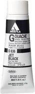 Holbein Acryla Gouache Artists Acrylic Polymer Emulsion, 40ml Jet Black (D836)...
