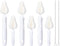 8 Pcs Sponge Nipple Bottle Brushes, Baby Bottle Brush with 3 Pcs Nipple Cleaner, 3 Pcs Replacement Heads and 2 Pcs Straw Brushes, White...
