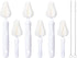 8 Pcs Sponge Nipple Bottle Brushes, Baby Bottle Brush with 3 Pcs Nipple Cleaner, 3 Pcs Replacement Heads and 2 Pcs Straw Brushes, White...