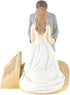 Dicksons Hear Our Prayer Kneeling Bride & Groom 5 x 5.5 Resin Stone Tabletop Figurine...