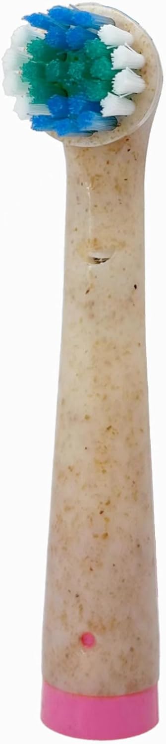 Biodegradable Replacement Toothbrush Heads Compatible Compatible with Oral-b Braun - 8 Eco Friendly Soft Electric Brush Heads for Sensitive Teeth...