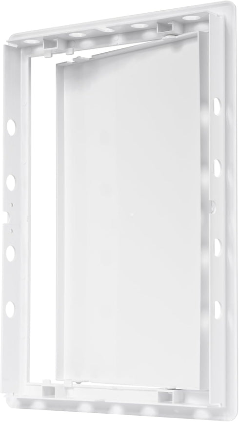 8" x 12" White Plastic Access Panel. Service Shaft Door Panel. Plumbing, Electricity, Heating, Alarm Wall Access Panel for Drywall. Bathroom Servi...