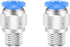 6mm Push to Connect Fittings Air Fittings,CEKER 6mm x 1/8" NPT Male Thread Air Lines Quick Connect Fittings Pneumatic Fitting 6mm Tubing Fitting P...