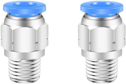 8mm Push to Connect Fittings Air Fittings,CEKER 8mm x 1/4" NPT Male Thread Air Lines Quick Connect Fittings Pneumatic Fitting 8mm Tubing Fitting P...