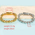 Jude Jewelers Stainless Steel 8mm Beads Chain Strand Bracelet...