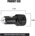 Bling Dual USB Car Charger Adapter, 18W Output Handcrafted Rhinestones Crystal QC3.0 Fast Charging Adapter for iPhone 13/12/12 Pro Max/XS, Samsung...
