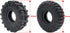 RCLIONS 4PCS Micro 1" Wheel Tyre Tires 62mm for All 1/24th Axial SCX24 Deadbolt,C10,JLU CRC,Bronco RC Crawler Truck Car...