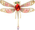 Crystal Vintage Dragonfly Enamel Brooch for Women Insect Brooch Pin Fashion Dress Coat Accessories Cute Jewelry...