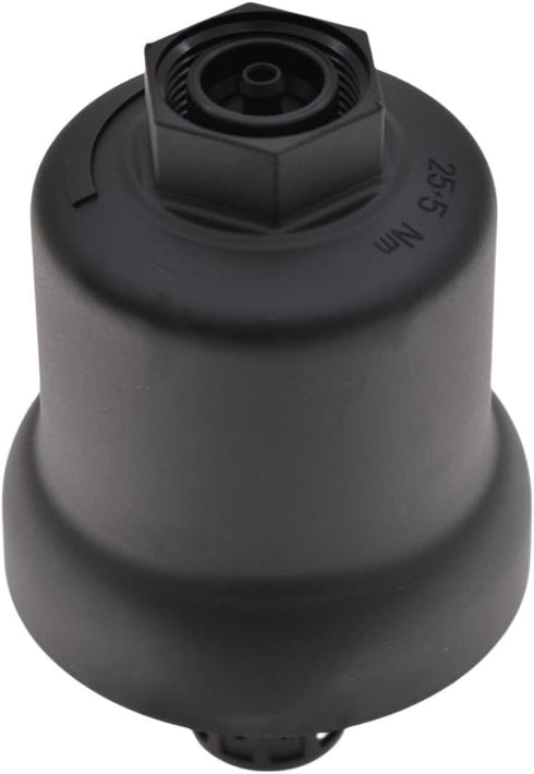 Engine Oil Filter Cap with Housing Cover 06D115408A 06D115408B 917-049 Compatible with Audi A3 A4 TT VW Eos Golf R GTI Jetta Passat...
