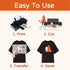 TranSmile PU-Heat Transfer Paper for T Shirts (10 Sheets, 8.5 x 11'') Printable Heat Transfer Vinyl for Dark Fabrics Iron on Transfers for Inkjet ...