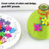 AKOAK 100Pcs/set 15mm Wooden Mixed Color Two-Eye Flower Button Children's Clothing Button, Dress Shirt Decorative Button, DIY Craft Sewing Button...