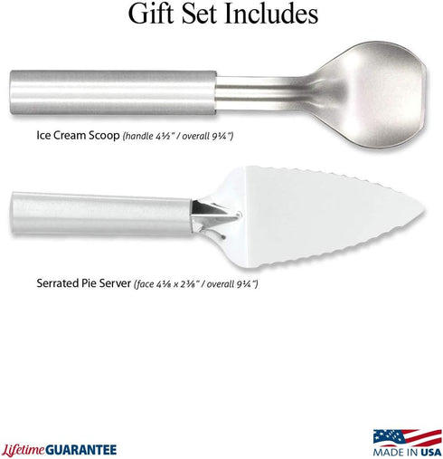 Rada Cutlery Pie A'La Mode Gift Set, Silver Handles...