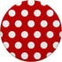 Red and White Polka Dot Pattern Circle Fashion Red Polka Dot PopSockets Adhesive PopGrip...