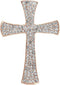 Rhinestone Cross Brooch Pin for Women Girls Crystal Christian Cross Star Brooches Lapel Pin Sparkling Religious Unisex Faith Lightweight Dress Acc...