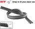 4PCS Car Windshield Wiper Blade Strips,DIY Car Window Frameless Boneless Wiper Blade Insert Rubber Replacement Adjustable Refills,Universal for My...