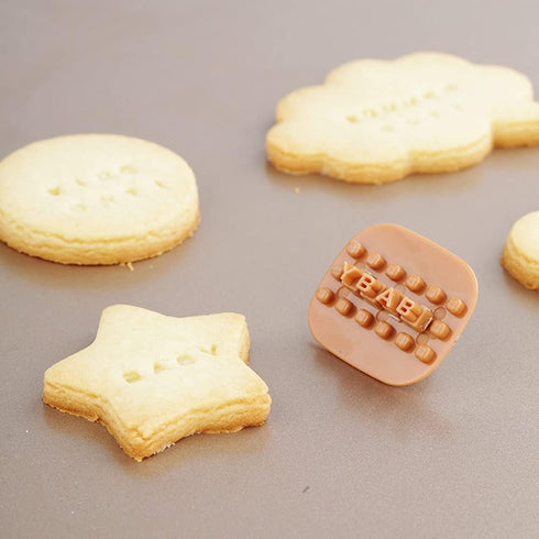Pack of 100 Alphabet Number Letter Cookie Cutters Set Stamp Press Biscuit Fondant Decorating Baking Tools...
