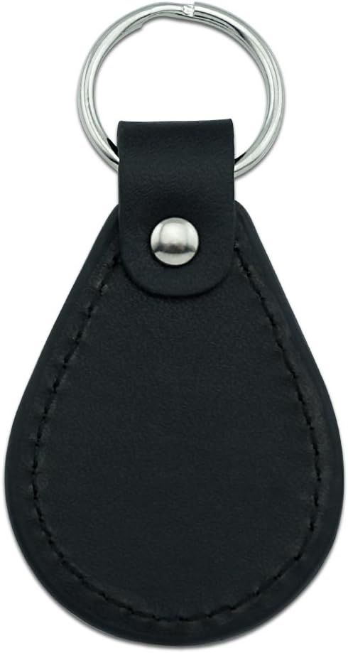 GRAPHICS & MORE Black Leather Headphone Chimp Monkey Wall Keychain...