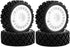 4Pcs Rubber Tire Plastic Wheel Tyre for Tamiya XV-01 XV01 TA06 TT-01 TT-02 PTG-2 RC Rally 1/10 RC Car Upgrades Parts Accessories...
