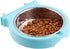 Crate Dog Cat Bowls, Removable Stainless Steel Hanging Pet Cage Bowls for Kennel, Crate Food Water Feeder Bowls with Bolt Holder for Cat, Puppy, R...