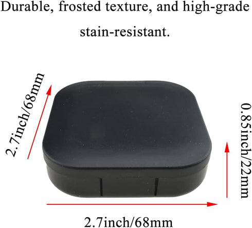 HAHIYO Contact Lens Case Box Holder Kit with Mirror Durable Leakproof Light Convenient Left/Right Eyes Contact Lens Container Soak Storage Kit wit...