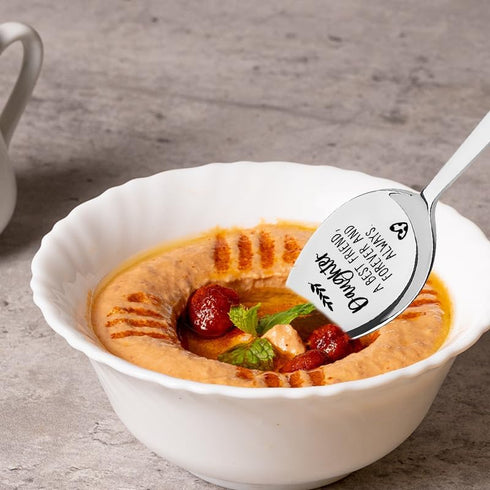 Spoon Gifts for Daughter Birthday Christmas Gifts from Mom And Dad Daughter In Law Stepdaughter Wedding Graduation Gifts for Bonus Daughter Coffee...